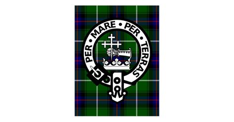 Scottish Clan Donald Tartan and Crest Postcard | Zazzle.com