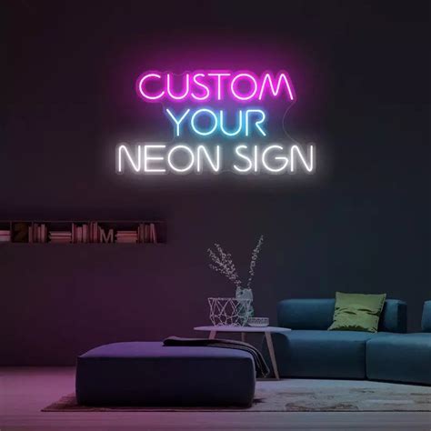 Custom Neon Sign Inspirational Quote Neon Sign Bedroom LED - Etsy