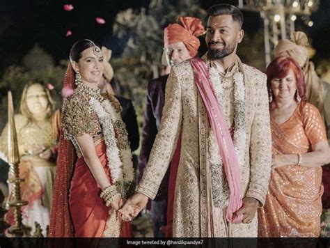 Hardik Pandya Shares New Images After Renewing Wedding Vows With Natasa ...