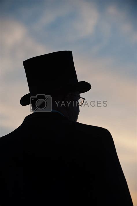 silhouette of man in top hat by rongreer Vectors & Illustrations Free download - Yayimages