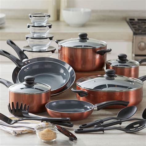 26-Pc. Aluminum Cookware Set | Brylane Home