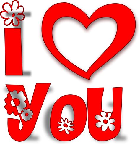 I Love You PNG Transparent Image