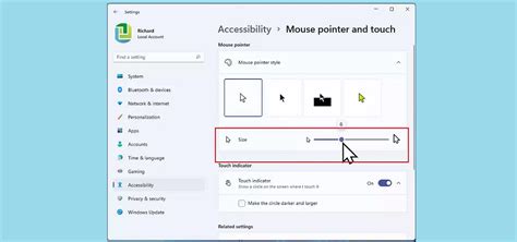 Change the shape, color and size of the pointer in Windows 11 | Windows ...