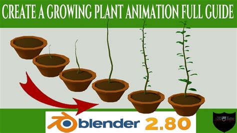 Create a Growing Plant Animation Quickly and Easily With Blender 2.8 ...