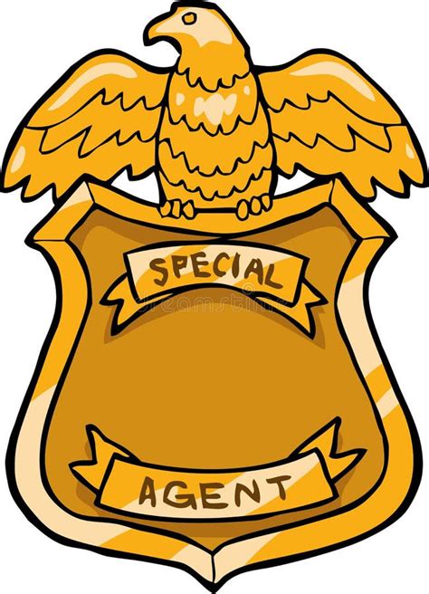 Special agent badge stock vector. Illustration of icon - 113864176