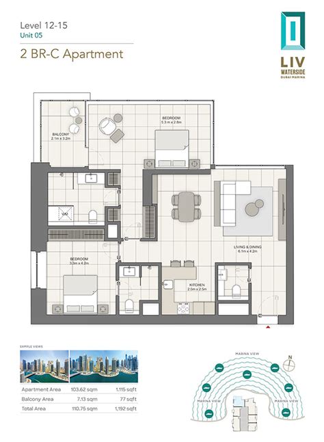 LIV Waterside Floor Plan - Apartments, Townhouses & Villas