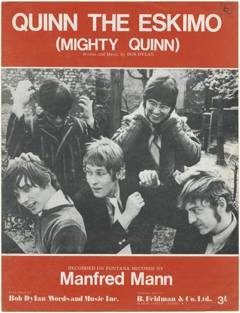 NPG D48482; Sheet music cover for 'Quinn the Eskimo (Mighty Quinn)' by ...