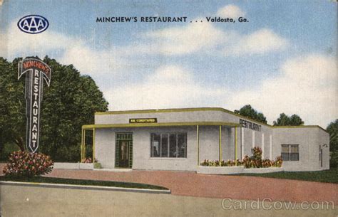 Minchew's Restaurant Valdosta, GA Postcard