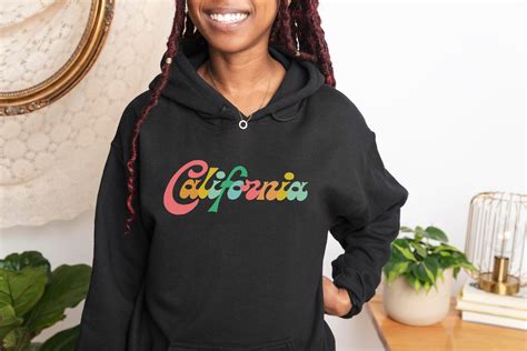 Vintage California Hoodie Unisex Pullover Sweatshirt - Etsy