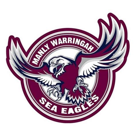 Manly Sea Eagles NRL Logo Sticker Car School Books | ? logo, Nrl, Manly