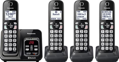 Panasonic KX-TGD564M Link2Cell DECT 6.0 Expandable Cordless Phone ...