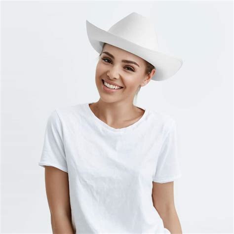 Felt White Cowboy Hat for Men, Women, Western White Cowgirl Hat - Bed Bath & Beyond - 37388378