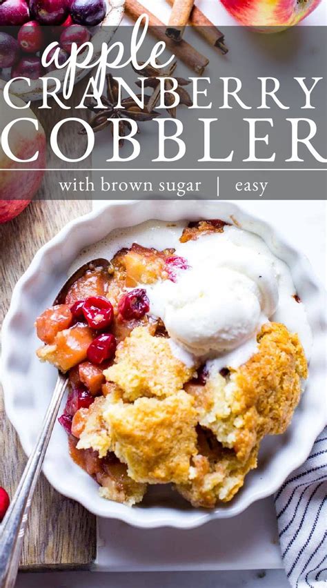 Delicious Apple Cranberry Cobbler