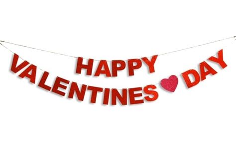 HAPPY VALENTINES DAY Garland Happy Valentines Day Banner