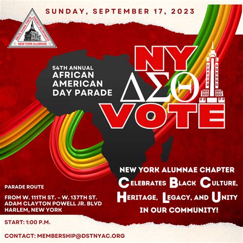 54th Annual African American Day Parade | DST | NYAC Chapter