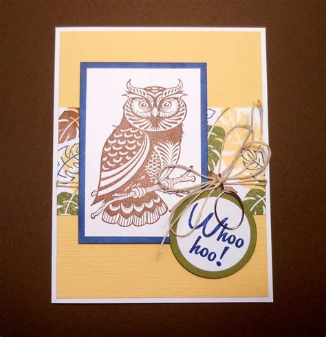 Sandie's Card Garden: Whoo Hoo! Owl Celebration!