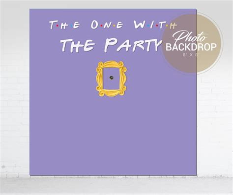 Friends Theme Party Backdrop Custom Friends TV Show Banner - Etsy