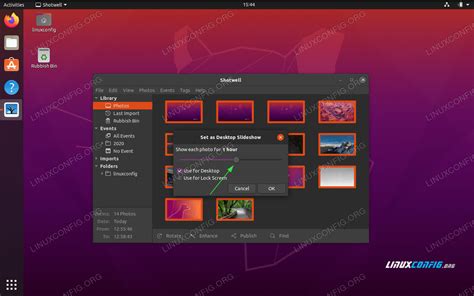 Ubuntu 20.04 wallpaper slideshow - Linux Tutorials - Learn Linux Configuration