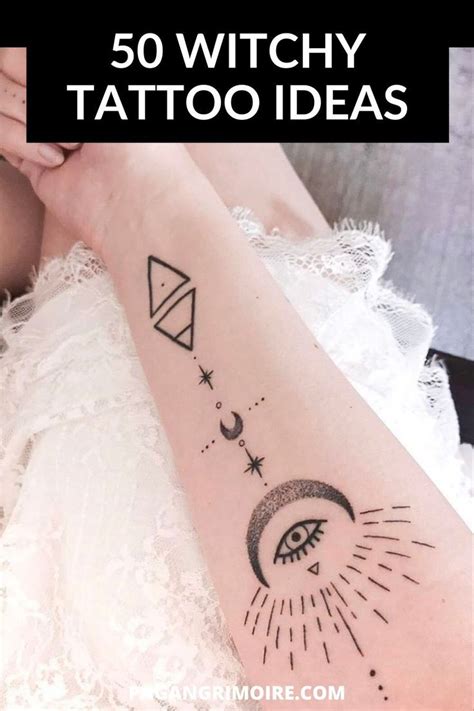 50 Witch Tattoos To Inspire Your Next One | Witch tattoo, Wicca tattoo, Tattoos with meaning