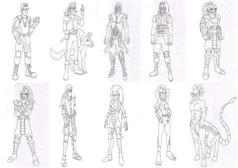 Mortal Kombat Characters 3 by sammychan816 on DeviantArt