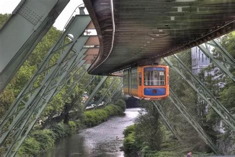 The Wuppertal Suspension Railway in Wuppertal, Germany