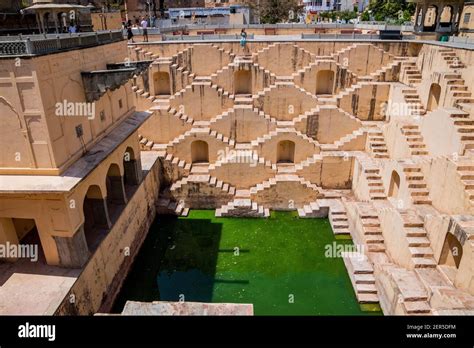 Panna Meena Ka Kund stepwell in Jaipur Stock Photo - Alamy