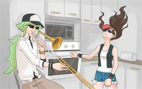 When Ghetsis isn't home by Ginkirii on DeviantArt