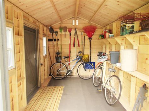 This is a photo of what the inside of our 8x12 High Classic Style sheds ...