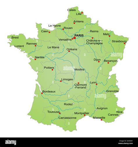 Map avignon france Cut Out Stock Images & Pictures - Alamy