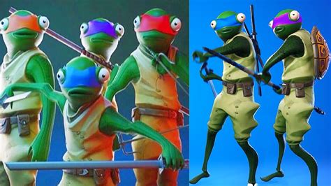 Ninja Turtles in Fortnite - YouTube