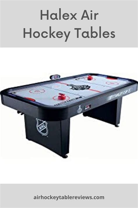 While Halex used to be a longterm manufacturer of air hockey tables, it ...