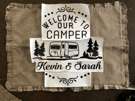 Large Camping Decal Travel Trailer Decal Personalized | Etsy