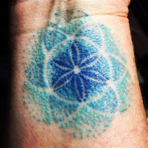 My seed of life tattoo (stipple effect) by pixie at ultimate imagining. Thank you pixie I love ...