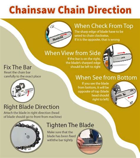 Chainsaw Blade Direction: How to Put Chain on a Chainsaw