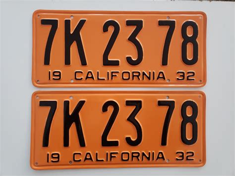 1932_7k2378 | California Old License Plates