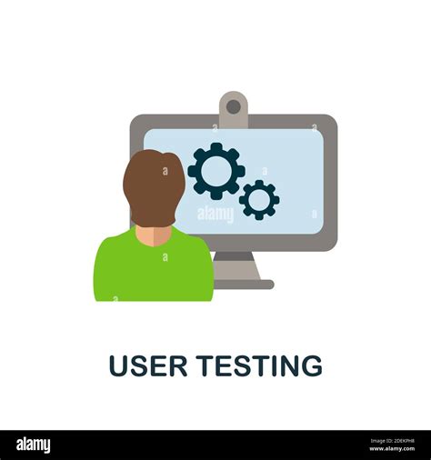 User Testing flat icon. Simple element from project management ...