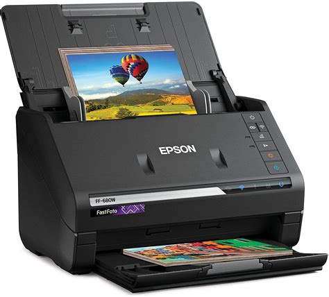 Epson FastFoto FF-680W Wireless High-Speed Photo and Document Scanner (B11B237501) - Ink Station