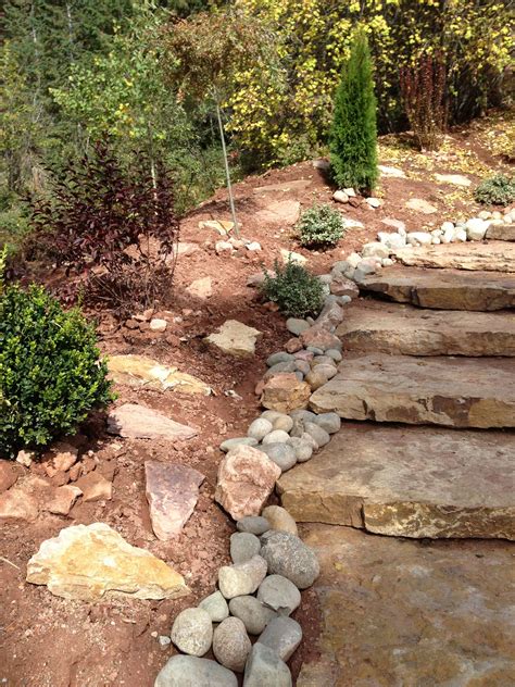 stone steps | Backyard garden landscape, Stone landscaping, Backyard