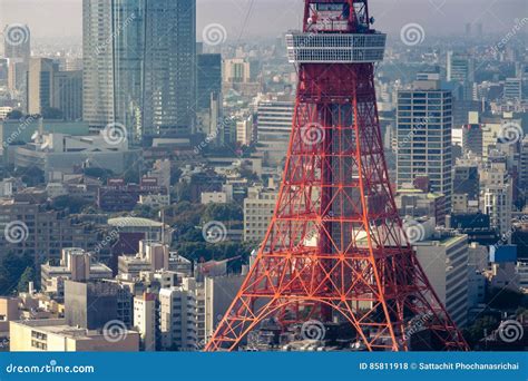 View of Tokyo Tower from Roppongi Hill Tokyo,Japan Stock Photo - Image of metropolis, asian ...