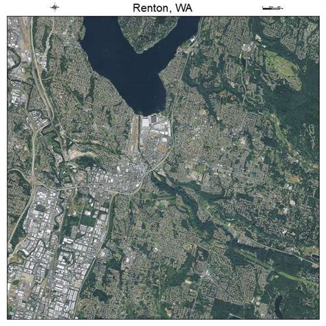 Aerial Photography Map of Renton, WA Washington