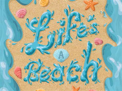 Life’s a Beach by Emmeline Lam on Dribbble