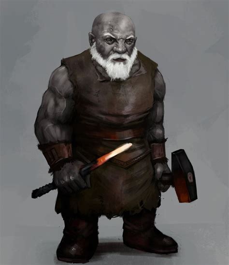 Duergar Smith | Concept art characters, Dungeons and dragons characters, Fantasy characters