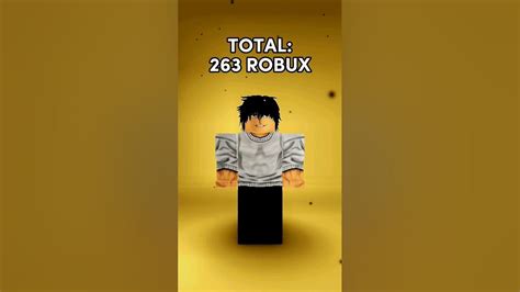 How to Make Toji Avatar in Roblox #roblox #jujutsukaisen #robloxoutfits - YouTube