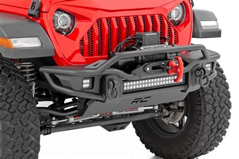 Front Winch Bumper | Tubular | Skid Plate | Jeep Gladiator JT/Wrangler JK & JL/Wrangler ...