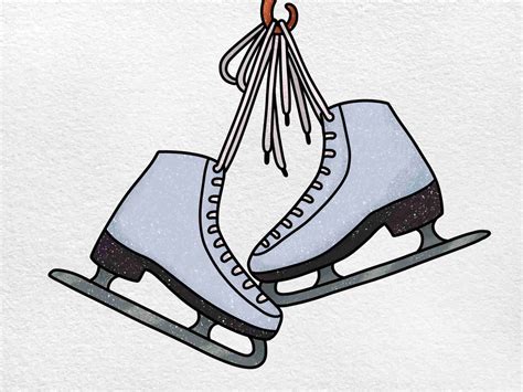 How to Draw Ice Skates - HelloArtsy