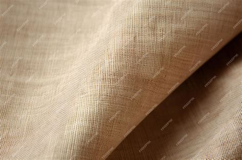 Premium AI Image | Linen fabric cloth closeup texture