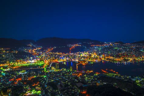 Download free photo of Night view,nagasaki,japan,kyushu,cityscape - from needpix.com