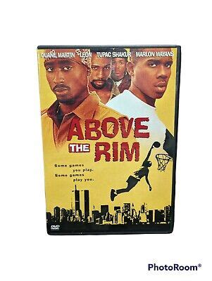 DVD ABOVE THE Rim (1994) Tupac Shakur Bernie Mac Wood Harris Duane Martin $2.98 - PicClick