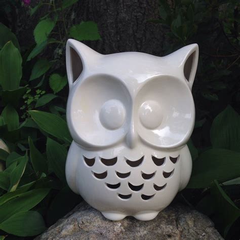 Hoot hoot! We have a few different sizes of ceramic owls in our shop ...