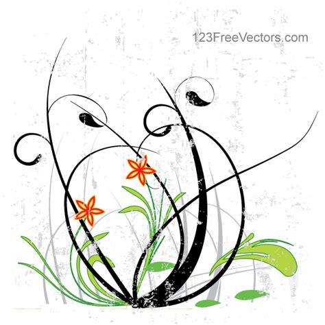 Flower Vector Graphics by 123freevectors on DeviantArt